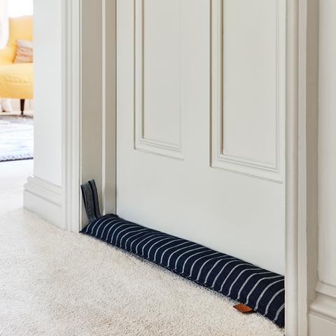 Blue Striped Draught Excluder By Sophie Conran